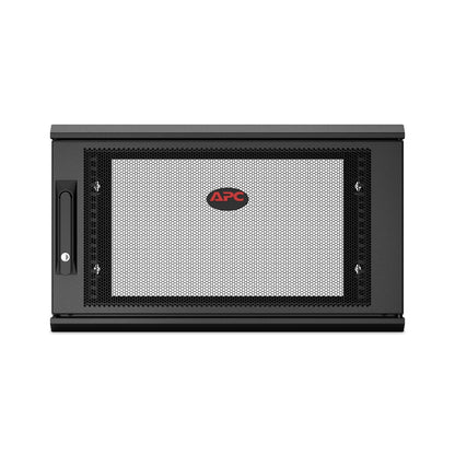 APC NetShelter WX 6U Single Hinged Wall-mount Enclosure 600mm Deep Wall mounted rack Black