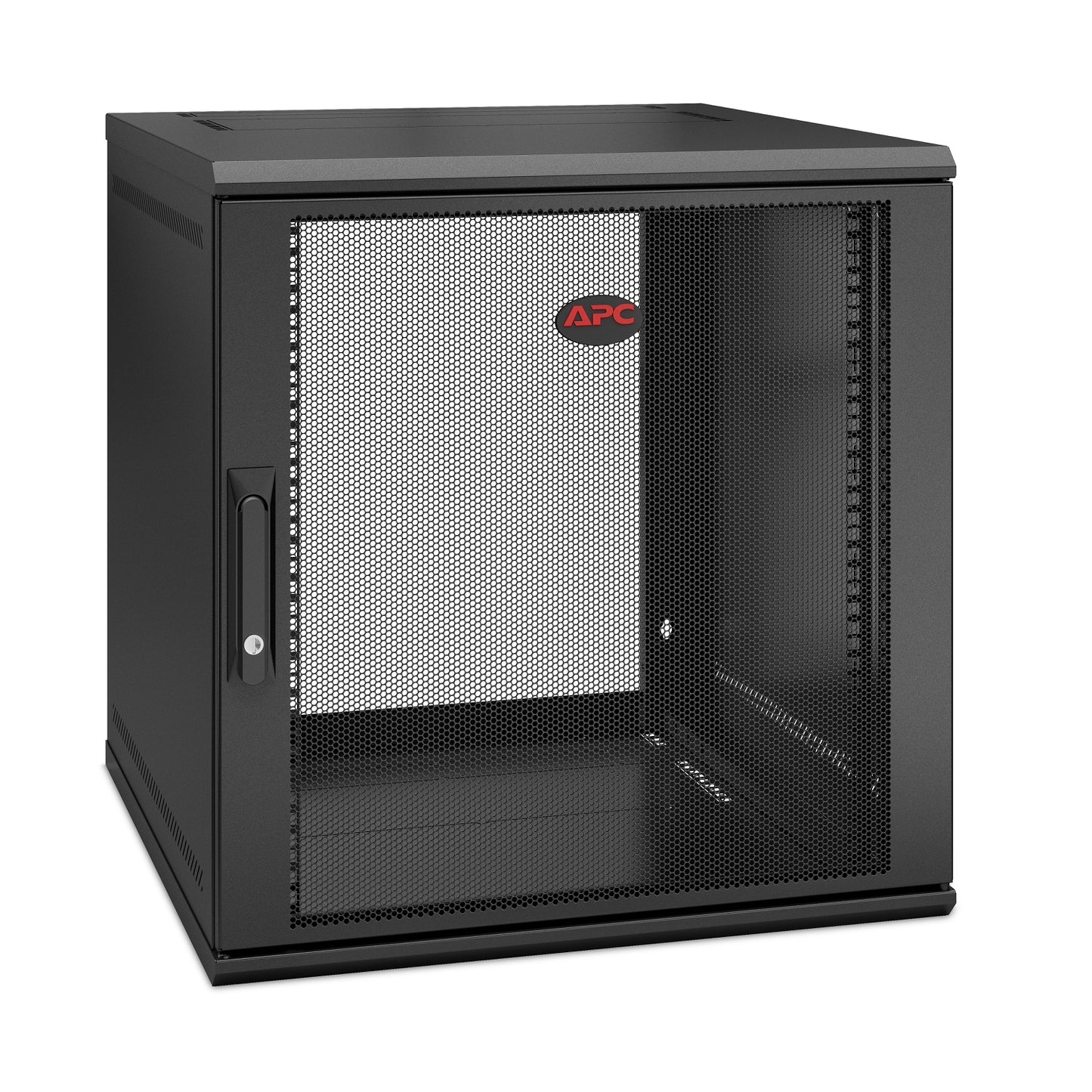 APC NetShelter WX 12U Single Hinged Wall-mount Enclosure 600mm Deep Wall mounted rack Black