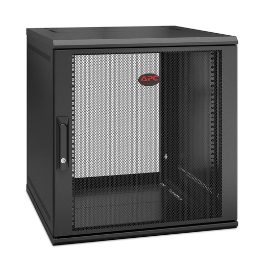 APC NetShelter WX 12U Single Hinged Wall-mount Enclosure 600mm Deep Wall mounted rack Black