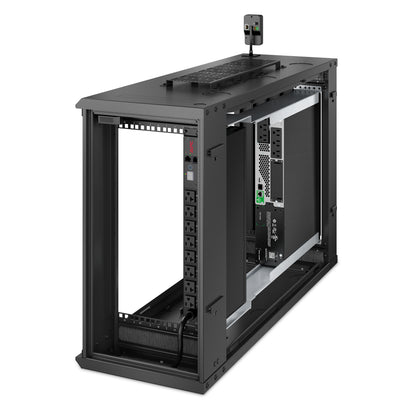 APC AR106VI rack cabinet 6U Wall mounted rack Black