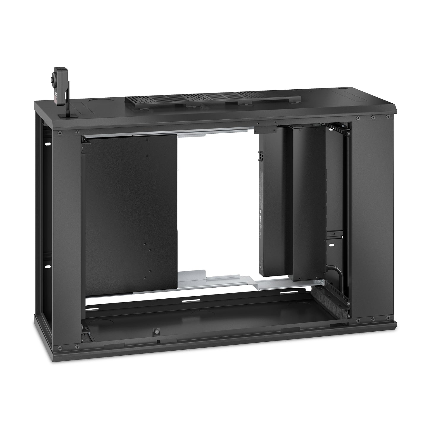 APC AR106VI rack cabinet 6U Wall mounted rack Black