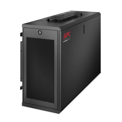 APC AR106VI rack cabinet 6U Wall mounted rack Black