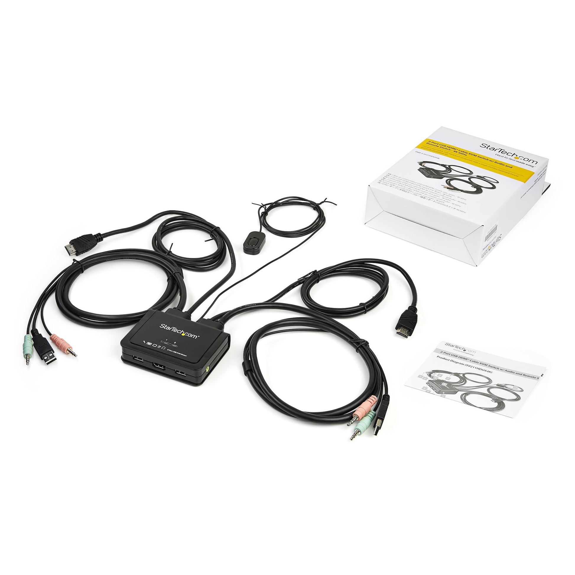 StarTech.com SV211HDUA4K KVM switch Black