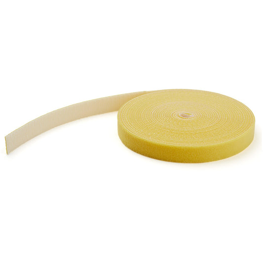 StarTech.com HKLP100YW cable tie Hook & loop cable tie Nylon Yellow 1 pc(s)
