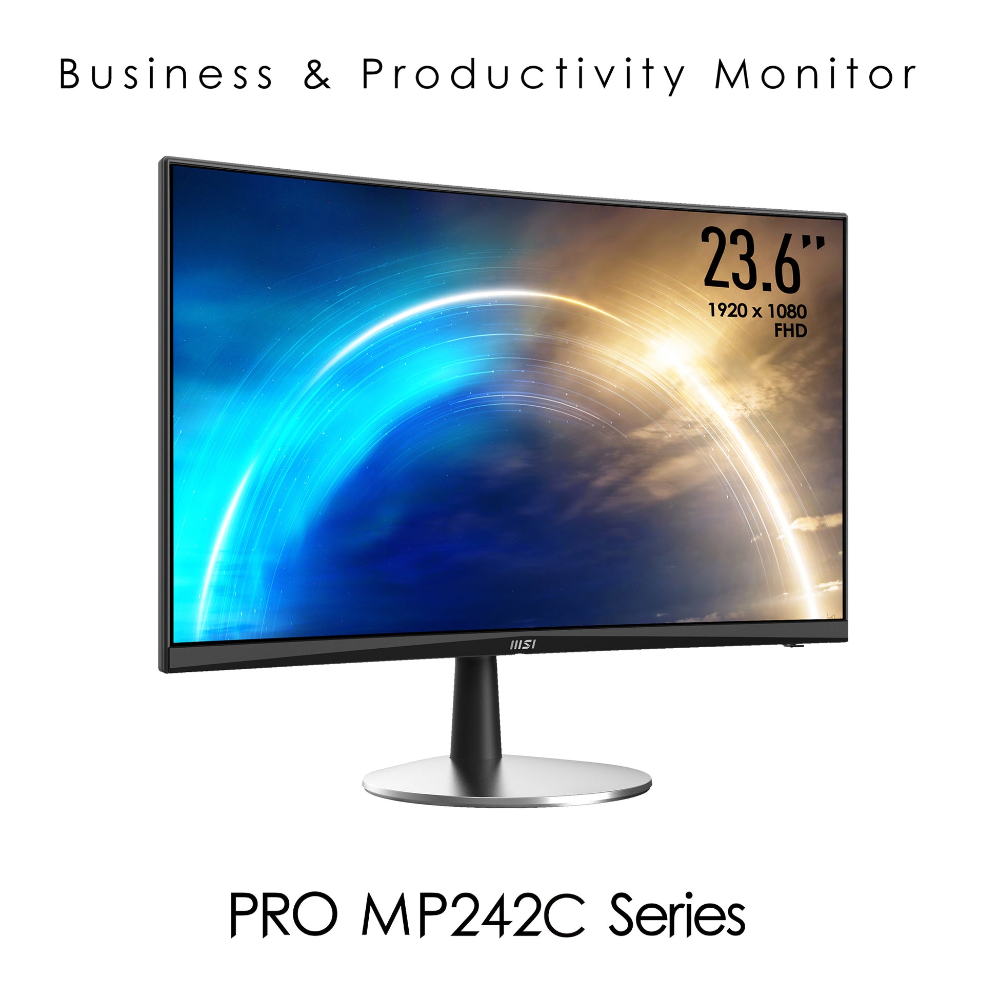 MSI Pro MP242C computer monitor 23.8" 1920 x 1080 pixels Full HD LED Black