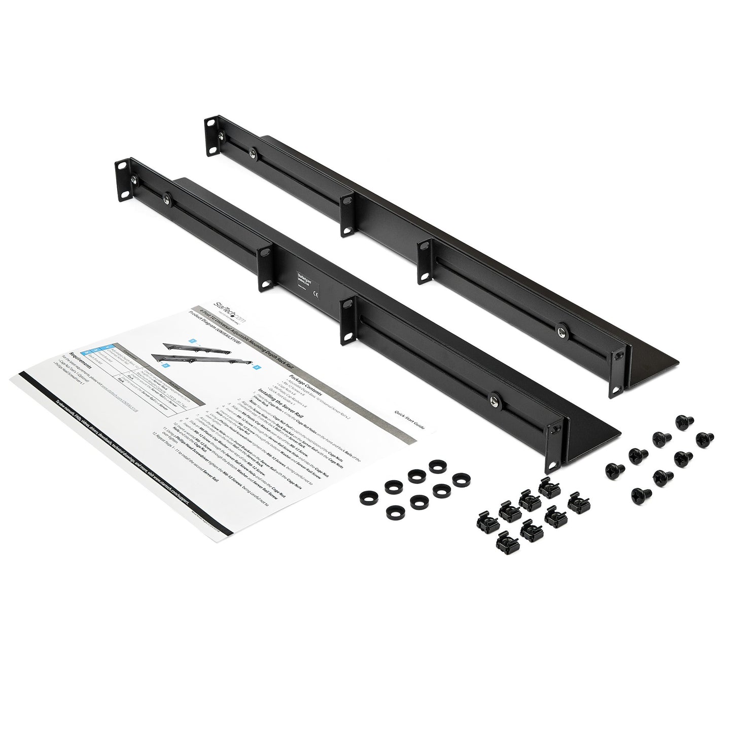 StarTech.com UNIRAILS1UB rack accessory Rack rail