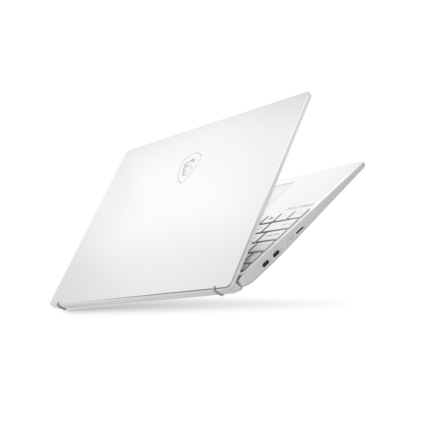 MSI Prestige 14 A10SC-230 Intel® Core™ i7 i7-10510U Laptop 14" 4K Ultra HD 16 GB LPDDR3-SDRAM 512 GB SSD NVIDIA® GeForce® GTX 1650 Max-Q Wi-Fi 6 (802.11ax) Windows 10 Pro White