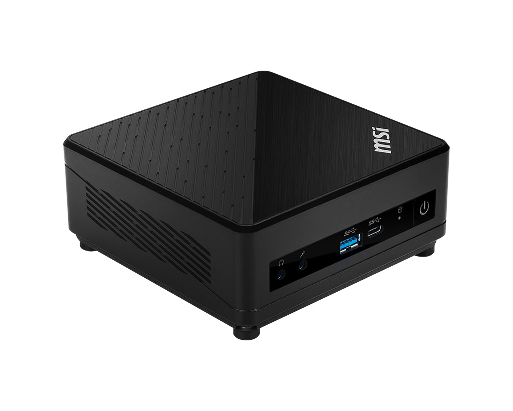 MSI Cubi 10M-206US Intel® Core™ i3 i3-10110U 8 GB DDR4-SDRAM 1 TB HDD Windows 11 Home Mini PC Black