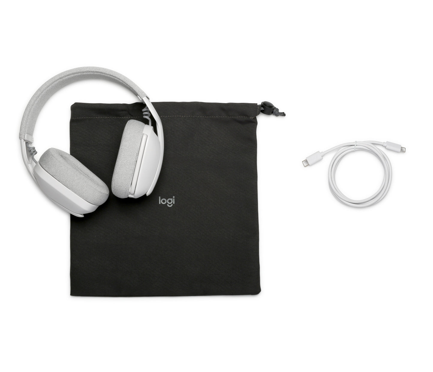 Logitech 981-001257 headphones/headset Wireless Head-band Calls/Music Bluetooth White
