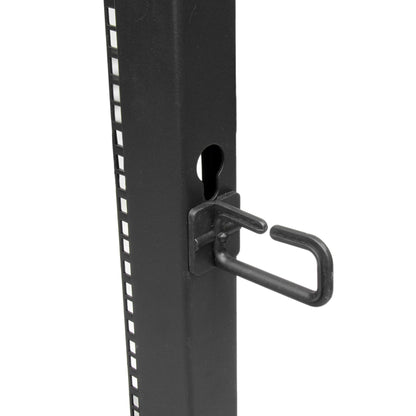 StarTech.com 4POSTRACK18U rack cabinet 18U Freestanding rack Black