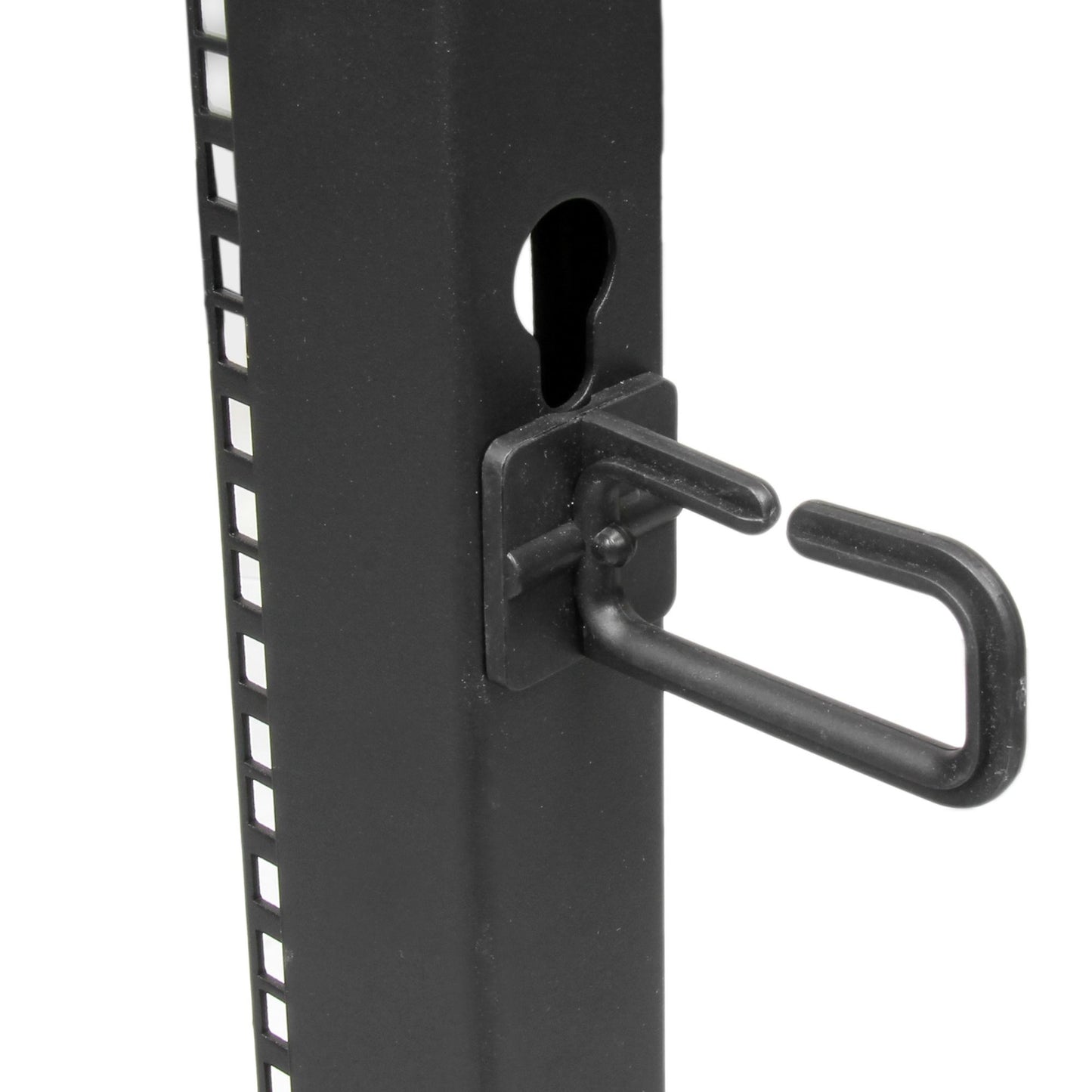 StarTech.com 4POSTRACK8U rack cabinet 8U Freestanding rack Black