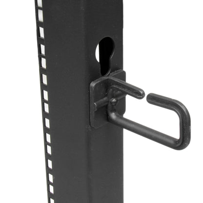 StarTech.com 4POSTRACK8U rack cabinet 8U Freestanding rack Black