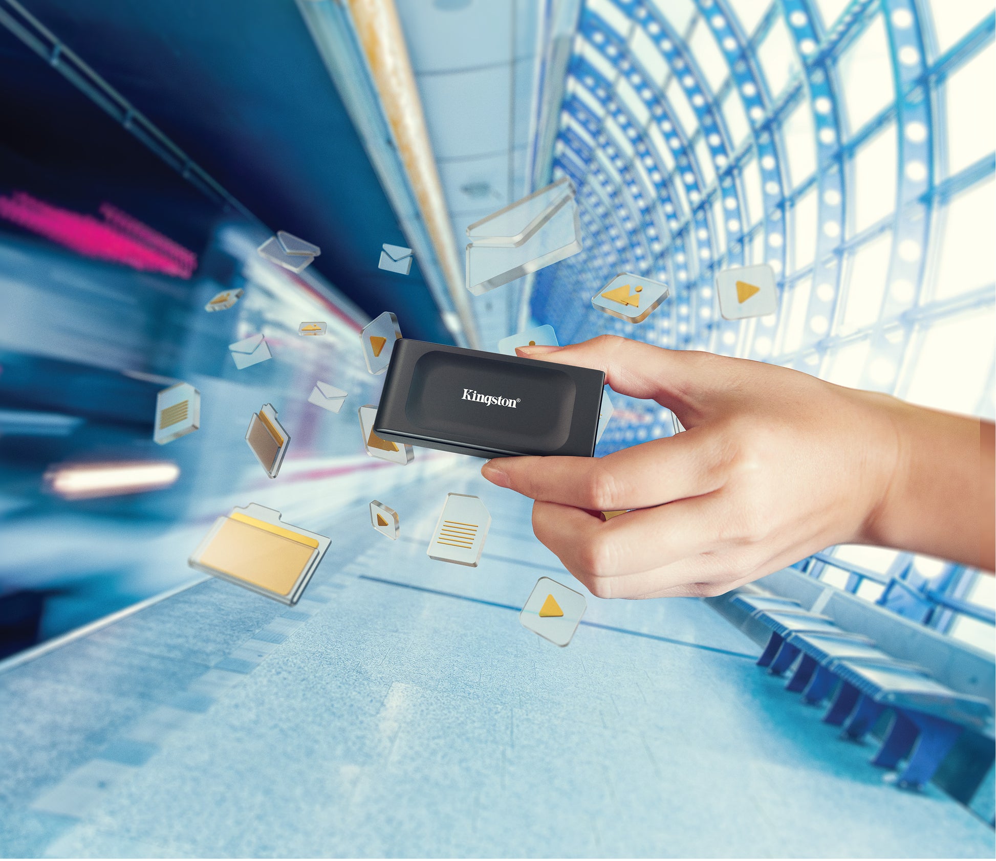 Kingston Technology XS1000 1 TB USB Type-C 3.2 Gen 2 (3.1 Gen 2) Black