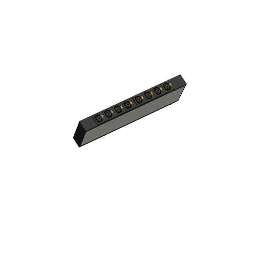 Middle Atlantic Products LP-62211 power distribution unit (PDU) 8 AC outlet(s) 1U Black, Silver