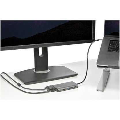StarTech.com DKT30CHVAUSP laptop dock/port replicator Wired USB 3.2 Gen 1 (3.1 Gen 1) Type-C Black, Gray