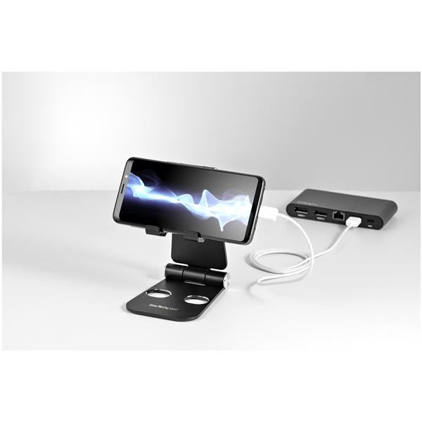 StarTech.com USPTLSTNDB holder Passive holder Mobile phone/Smartphone, Tablet/UMPC Black
