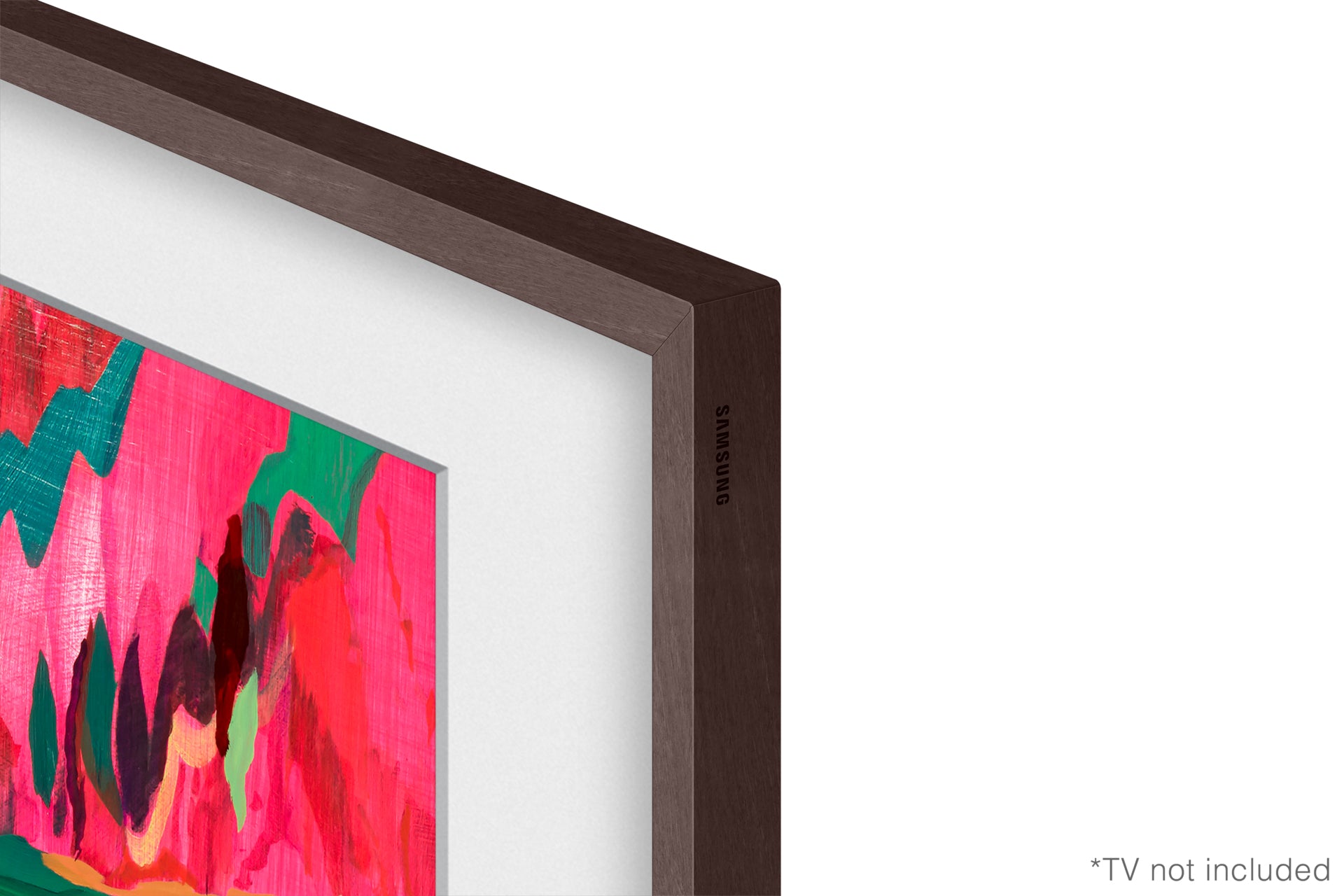 Samsung 65” Customisable Frame White Bezel (2025) - Brown