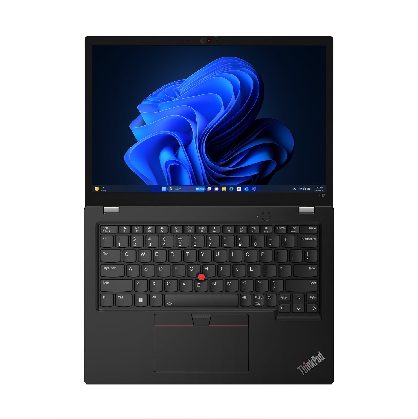 Lenovo ThinkPad L13 Gen 5 (Intel) Intel Core Ultra 5 135U Laptop 13.3" WUXGA 16 GB LPDDR5-SDRAM 256 GB SSD Wi-Fi 6E (802.11ax) Windows 11 Pro Black