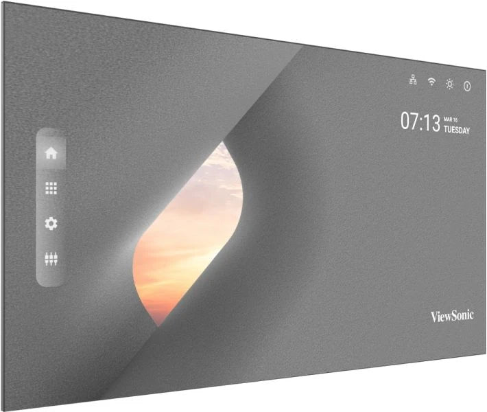 Viewsonic LDM136-151 signage display Digital signage flat panel 136" LED Wi-Fi 600 cd/m² Black Android 9