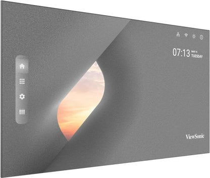 Viewsonic LDM136-151 signage display Digital signage flat panel 136" LED Wi-Fi 600 cd/m² Black Android 9