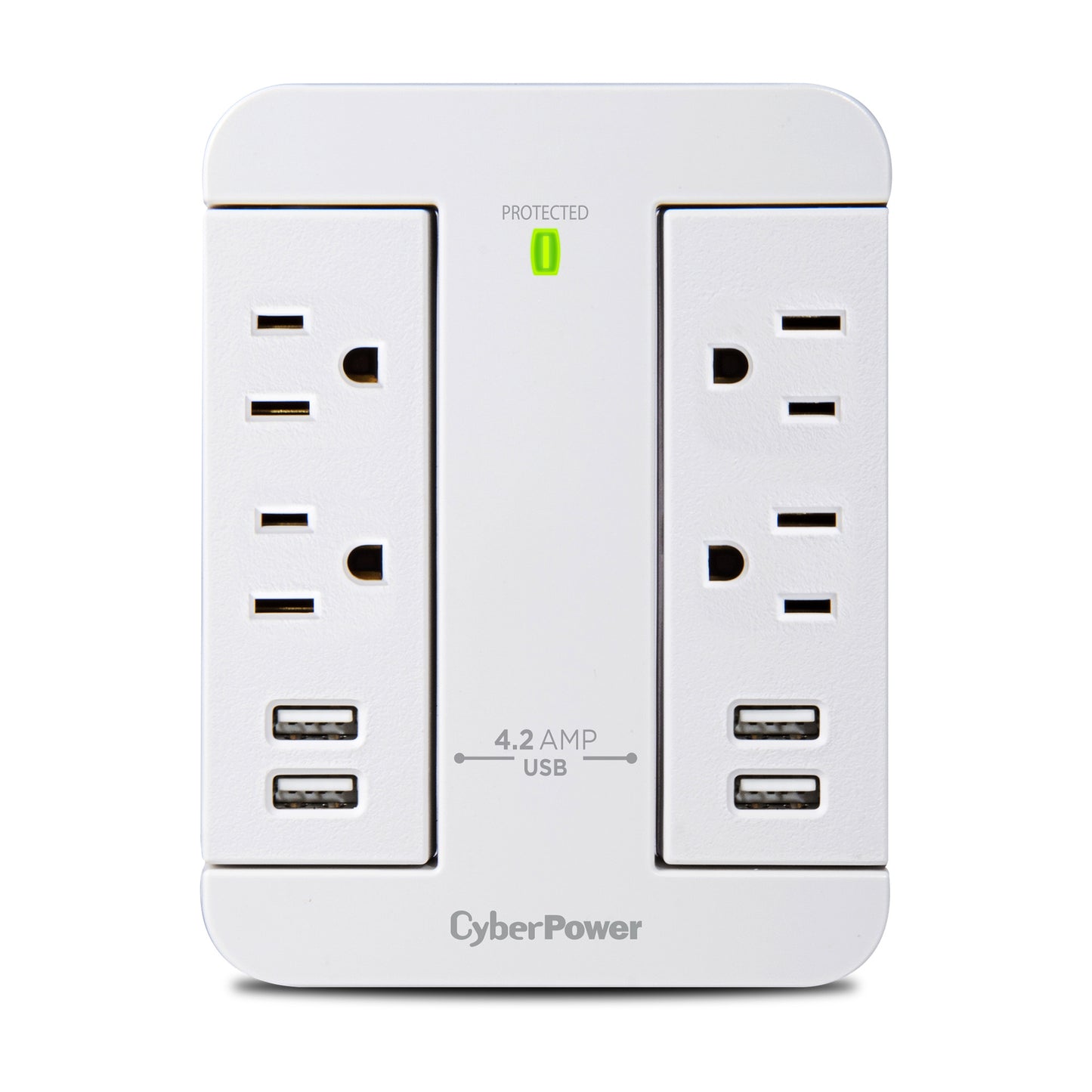 CyberPower GP400U4AWH surge protector White 4 AC outlet(s)