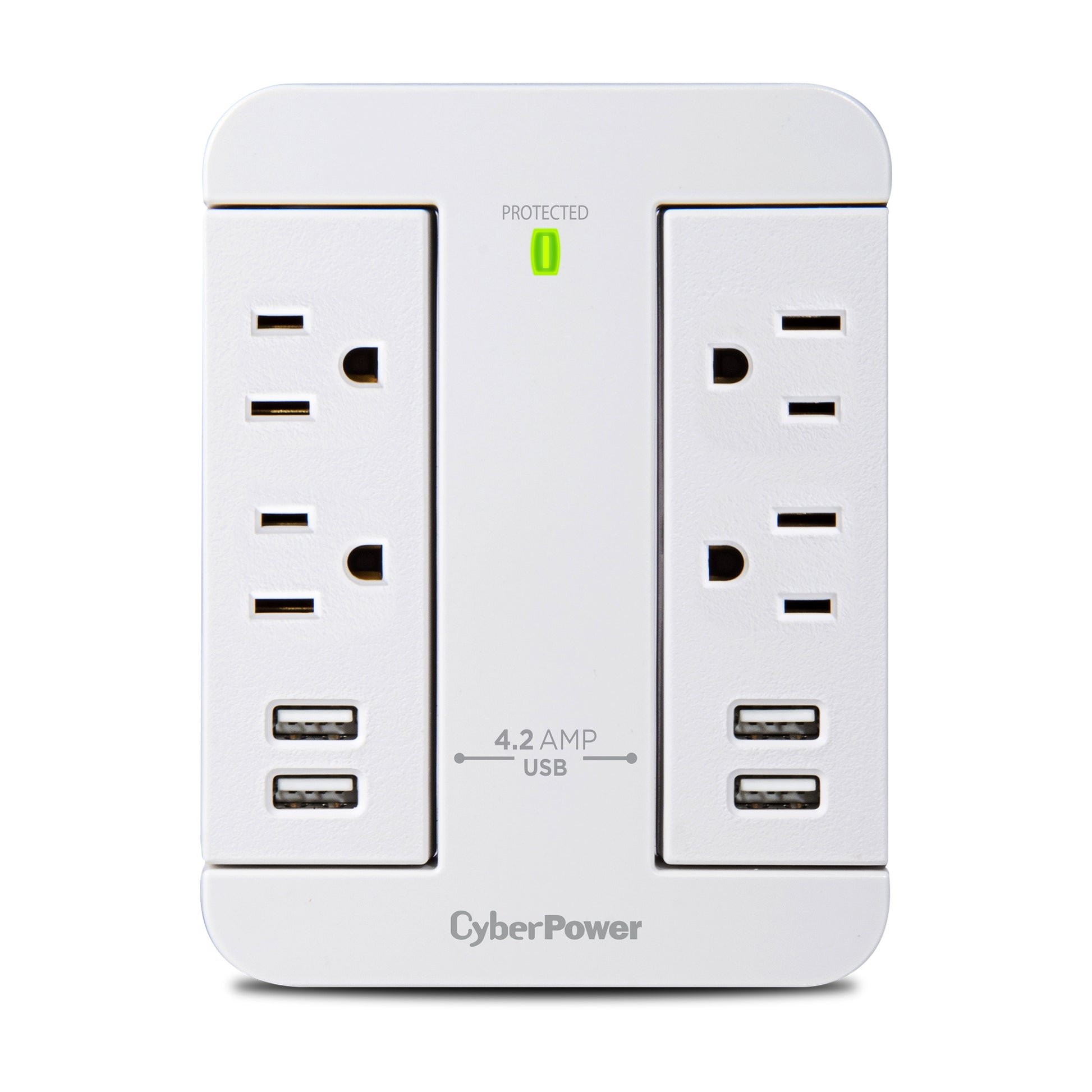 CyberPower GP400U4AWH surge protector White 4 AC outlet(s)