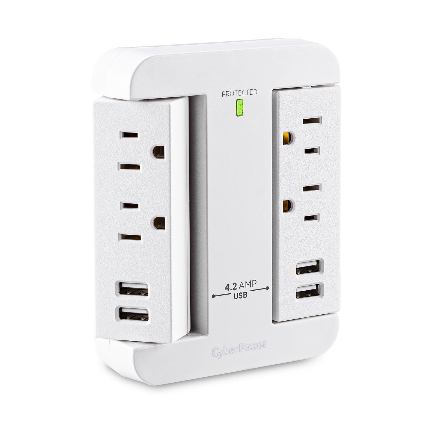 CyberPower GP400U4AWH surge protector White 4 AC outlet(s)