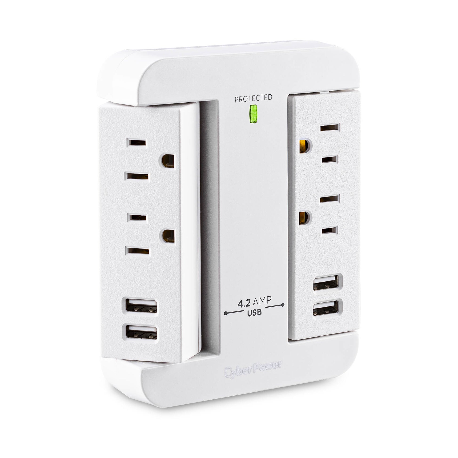 CyberPower GP400U4AWH surge protector White 4 AC outlet(s)