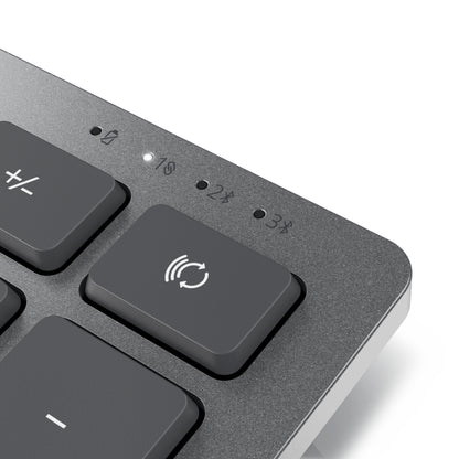 DELL KM7120W keyboard Mouse included Office RF Wireless + Bluetooth English Gray, Titanium
