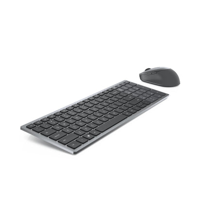 DELL KM7120W keyboard Mouse included Office RF Wireless + Bluetooth English Gray, Titanium