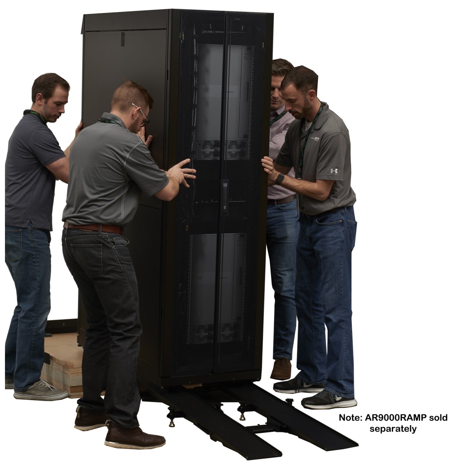APC AR9307SP rack cabinet 48U Freestanding rack Black