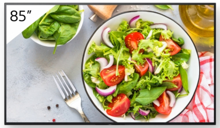 Sony FW-85BZ35L signage display Digital signage flat panel 85" LCD Wi-Fi 550 cd/m² 4K Ultra HD Black Android 24/7