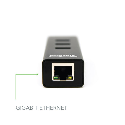 Plugable Technologies USB 3.0 Wired USB 3.2 Gen 1 (3.1 Gen 1) Type-B Black