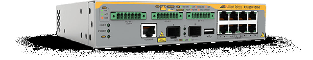 Allied Telesis x320-10GH Managed L3 Gigabit Ethernet (10/100/1000) Power over Ethernet (PoE) 1U Gray
