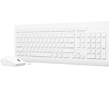 Lenovo GX30W75336 keyboard Mouse included Universal USB + Bluetooth QWERTY White