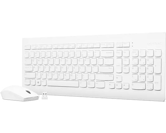 Lenovo GX30W75336 keyboard Mouse included Universal USB + Bluetooth QWERTY White