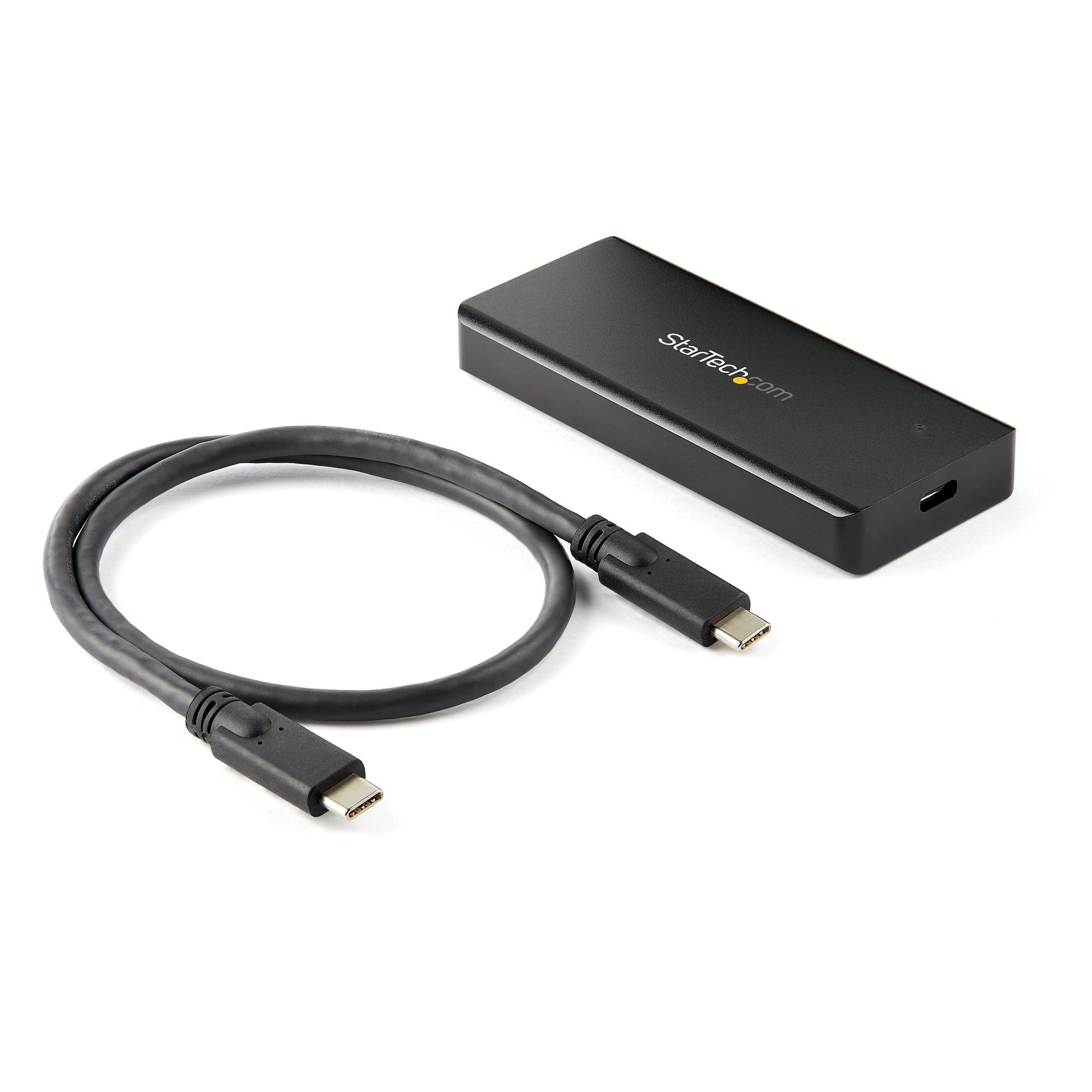 StarTech.com M2E1BRU31C storage drive enclosure SSD enclosure Black M.2
