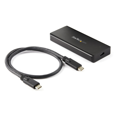 StarTech.com M2E1BRU31C storage drive enclosure SSD enclosure Black M.2
