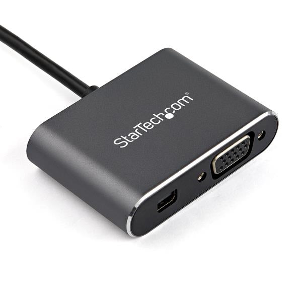 StarTech.com CDP2MDPVGA USB graphics adapter 3840 x 2160 pixels Gray