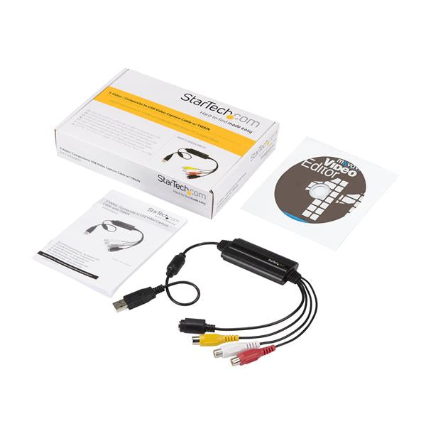 StarTech.com SVID2USB232 video capturing device Composite + S-Video + RCA