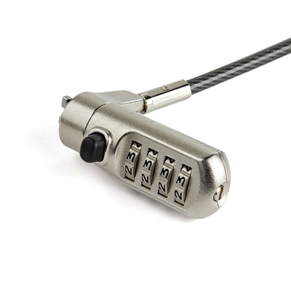 StarTech.com LTLOCKNANO cable lock Black, Stainless steel 78.7" (2 m)