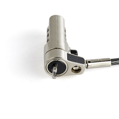 StarTech.com LTLOCKNANO cable lock Black, Stainless steel 78.7" (2 m)