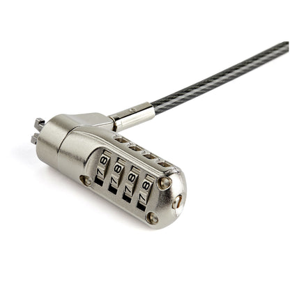 StarTech.com LTLOCKNANO cable lock Black, Stainless steel 78.7" (2 m)