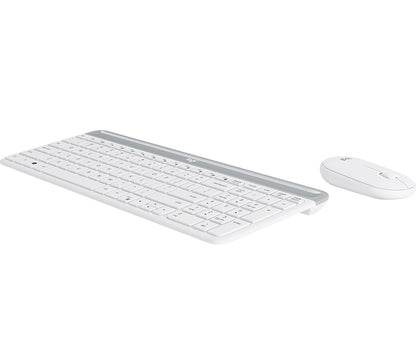 Logitech 920-009443 keyboard Mouse included Office RF Wireless English White