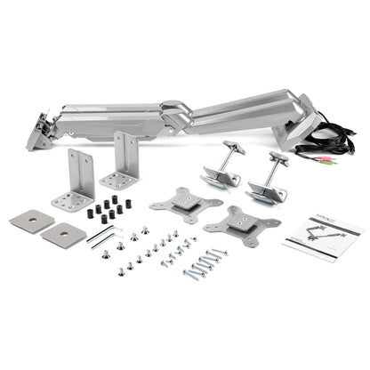 StarTech.com ARMSLIMDUOS monitor mount / stand 32" Desk Silver