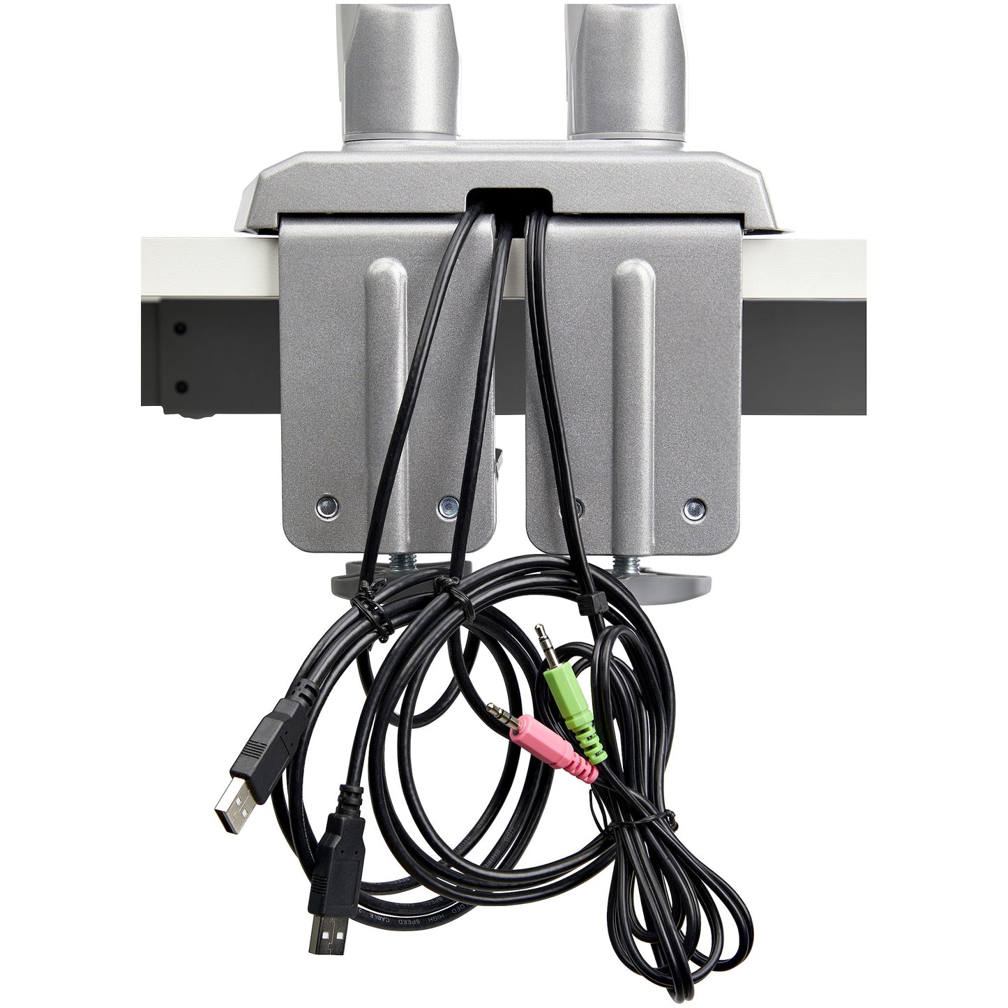 StarTech.com ARMSLIMDUOS monitor mount / stand 32" Desk Silver