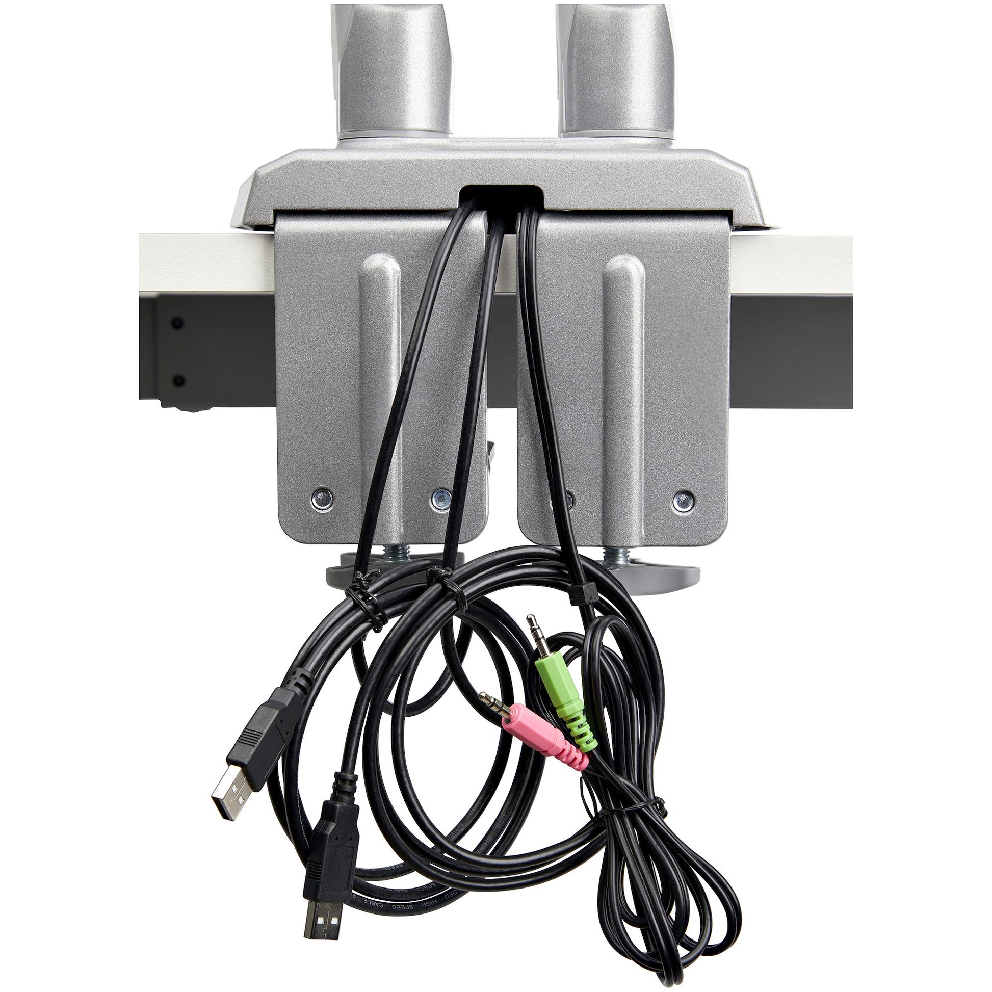 StarTech.com ARMSLIMDUOS monitor mount / stand 32" Desk Silver