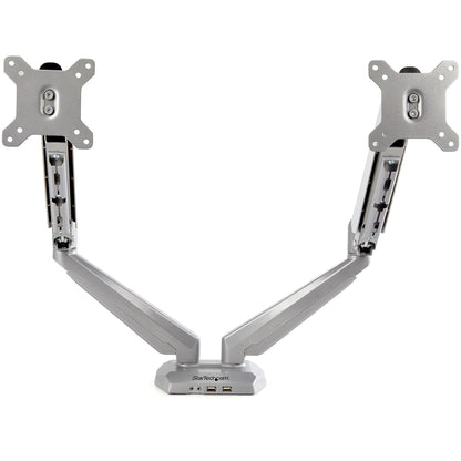 StarTech.com ARMSLIMDUOS monitor mount / stand 32" Desk Silver