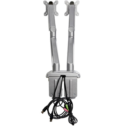 StarTech.com ARMSLIMDUOS monitor mount / stand 32" Desk Silver