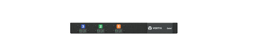 Vertiv U1076 power distribution unit (PDU) 12 AC outlet(s) 1U Black